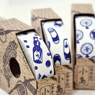 出清品-青花瓷系列布膠帶-White (1入)OPP包裝