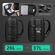 ◑۩  17 inch Laptop Backpack Expandable Men Business Carry-on Flight Approved 40l Travel Backpack