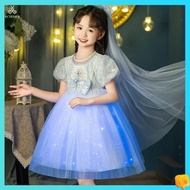 dress for kids girl 7 years old princess dress for kids girl Frozen Glow Aisha Princess Dress Girls Dress Summer New Aisha Kids Birthday Dress