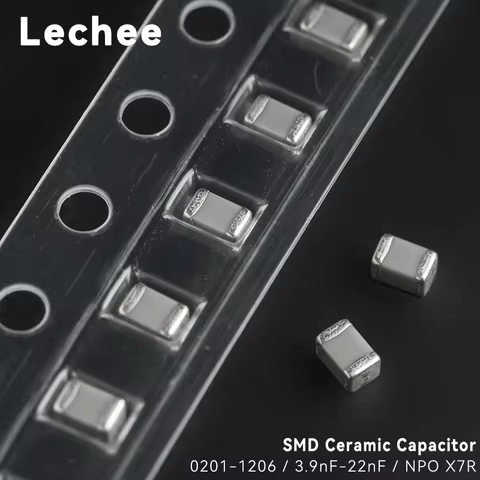 100pcs/lot 0201 0402 0603 0805 1206 NPO X7R SMD Ceramic Capacitors 3.9nF 4.7nF 5.6nF 6.8nF 10nF 12nF