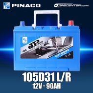 Pinaco JP Blue 105D31L / N70L / 3SMF Maintenance Free Car Battery, 12V-90Ah, For Adventure / L300