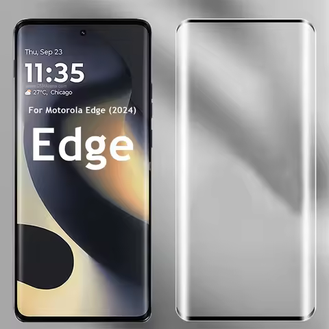For Motorola Edge 2024 Glass 3D Curved HD Screen Camera Protector Film Moto Edge 2024 Tempered Glass