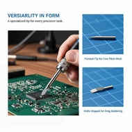RAHG Soldering Iron Tip Replacement for TS100 TS101 Pinecil V2 Series High Temperature Resistant Wel
