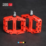 ThinkRider Bike Pedal MTB Road Bike 3 Sealed Bearing Bike Pedal Mountain Pedal Wide Platform Bike Ac