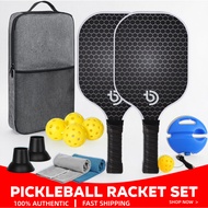 Pickleball Paddles Fiberglass Surface Pickleball Set with Pickleball Rackets, Pickleball Paddles Set