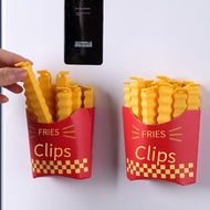 12Pcs French Fries Sealing Clip Refrigerator Strip Sealing Clip Food Moisture Preservation Clip