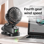 Clip spray fan spray water replenishing clip fan digital display multi-function charging clip spray 