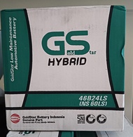Aki Mobil GS GOLDSTAR  Hybrid TIPE NS60LS Yaris Innova Vios Sienta aki basah Bergaransi