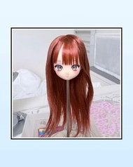 Obitsu Ob21 萌頭 6分特六植髮頭 C05紅棕 白肌 可插azone