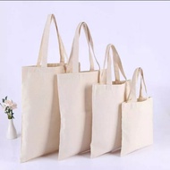 tas totebag kain belacu polos tas kanvas tas lukis tas polos - 30x35