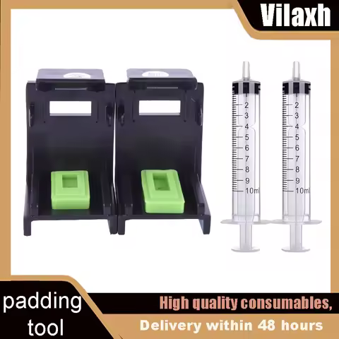 1/2X Ink Cartridge Clamp refill tool for HP 664 650 652 61 62 63 65 for hp302 122 123 121 for HP803 