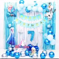 Frozen birthday Decoration Set/happy birthday decoration