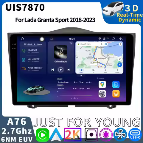 FYT7870 Android Car GPS Radio Multimedia Video Player For Lada Granta Sport 2018-2023 Head Unit Auto