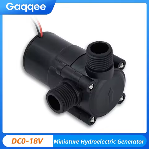 Micro Hydro Generator 12V/5V 3.5W DC water flow generator turbine generator hydroelectric Tap Water 