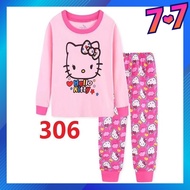 CY 151671 CHILDREN SUIT PASANG BUDAK PYJAMAS DISNEY HELLO KITTY