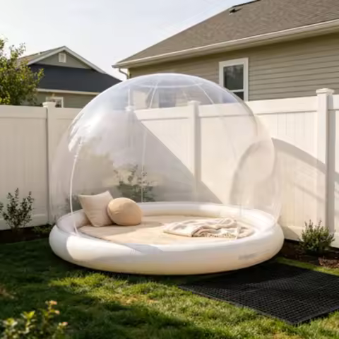 Outdoor Igloo Dome Bubble Tent / Inflatable Transparent Bubble House/ Inflatable Hotel Lodge Tent fo