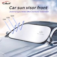 Benz Car Sun Shade Front Windshield Sun Shade Foldable Front Car Sun Shade Cover for Benz EQS 500 4M