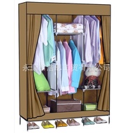 Produced Haosi Steel Pipe Wardrobe Simple Large Capacity Simple Cloth Wardrobe Wardrobe Large Size C