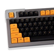 Black and Orange Keycaps Set Doubleshot MSA Profile 150 Keys Custom Keycaps for Cherry MX 61/64/68/8