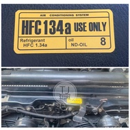 Toyota Land Cruiser VX / VXR 80 Air Con Sticker