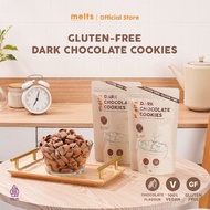 Melts Dark Chocolate Cookies Gluten Free | Gluten-Free Plant-Based Vegan Chocolate Cereal Cookies Sn