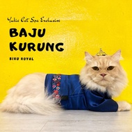 Baju Raya Kucing Biru Royal
