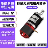 42-4250 Planetary Brushless Motor Kuasa Tinggi Mikro DC Gear Motor Motor Rotor Luaran