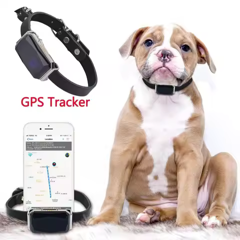 GPS Tracker Smart Pet Locator IP67 Waterproof GPS Location Collar For Cat Dogs Real Time Positioning