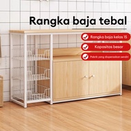 Rak Dapur Susun Minimalis Lemari Dapur Serbaguna Rak Bumbu Rak Oven Rak Microwave Dengan Kabinet  Rak Dapur Microwave