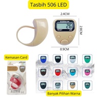 LED Digital Tasbih 506 Zikir Counting Tool Digital Tally Worship Equipment with Card Tasbih Digital 