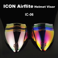 Motorcycle Icon Airflite Visor Shield Fliteshield Mirrored Airflite Faceshield Replacement Face Shield for The Airflite Helmets.