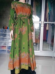 gamis muslimat hijau sedang . gamis muslimat mayung . gamis muslimat promo .gamis muslimat berlogo
