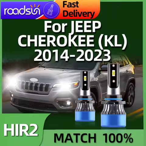 2x 30000LM LED Hir2 9012 Car Light Headlight Turbo Lamp 6000K For JEEP CHEROKEE KL 2014 2015 2016 20
