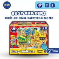 Bộ xếp hình Busy Builders Jigsaw Puzzle - Orchard Toys giúp trẻ tiếp thu kiến thức thực tế quan sát