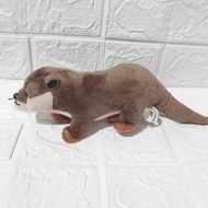 boneka hewan binatang mirip asli berang2 otter brand mandai mainan