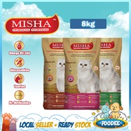 POODEE MISHA CAT FOOD 8kg Dry Cat Food Makanan Kucing Murah Makanan Kucing 8kg Makanan Kucing 10kg