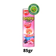 Omypop Popcorn Pinky Berrycoco Flavour 85gr / Jagung Berondong Rasa Stroberi