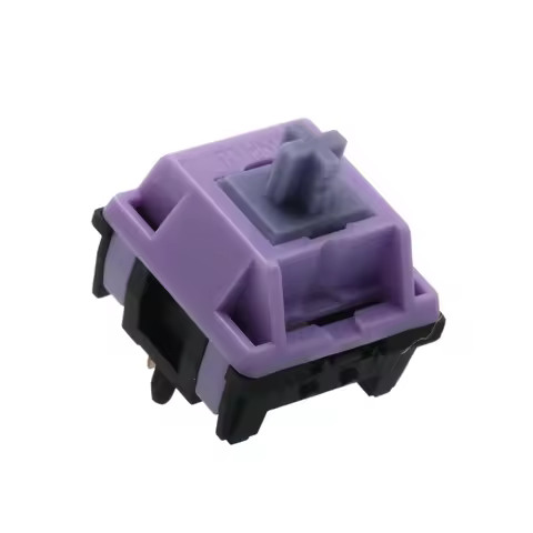 Blackberry Switch Silent Linear 42g Pre-Lubed 5-Pin Hot-Swap POM+TPE Stem HMX Switches for MX Mechan