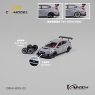 CM MODEL 1/64 CM64-WRX-05 SUBARU WRX VARIS WIDEBODY 2.0 GRAY