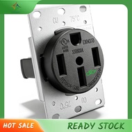 [luxiang.] 50 Amp NEMA 14-50R EV Charging Receptacle 3-Pole 4-Wire 125/250V Flush Receptacle for EV,