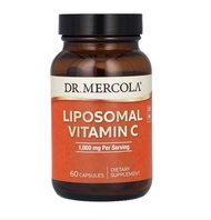 [ วิตามินซี ] Dr. Mercola, Liposomal Vitamin C (1,000 mg) x 60 Capsules  (500 mg per Capsule)