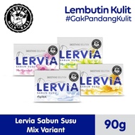 SABUN LERVIA - PAKET HEMAT 4 PCS SABUN SUSU LERVIA 90 GRAM