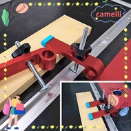CAMELLI T Track Clamp, Adjustable Red T Track Clamps Kit, Accessories Aluminum Alloy T Slots T Track