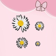 Magic Patch Sticker Self-Adhesive Cartoon Cute Flower Patch Sticker Clothes Repair Small White Daisy