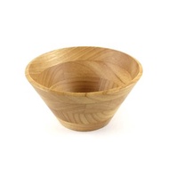 |巧木| 木製凹底沙拉碗(原木色)/木碗/湯碗/餐碗/凹底碗/橡膠木