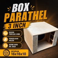 Parallel Box 3 inch Plywood 6mm Smooth