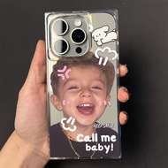 Ice Crystal Cube European American Boy Ice Crystal Cube Suitable for iPhone Phone Case Suitable for 