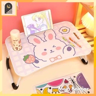 Either.id Study Desk - Folding - Multifunctional Portable Laptop Cute Children's Character - Laptop Desk - Folding Table - Serbag Portable Desk