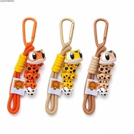 CLEIGHTEENCY Gecko Backpack Charm, Big Eyed Cute Animal Shape Leopard Gecko Keychain, Gifts  Printed