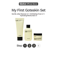 Gote My First Goteskin Set - Cleanser + Toner + Moisturiser | Pencuci Muka | Krim Muka | Korean Skin